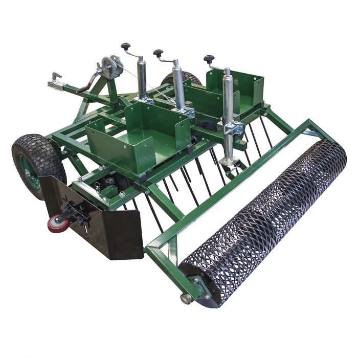 Ridbaneharv 1,5 m kör runt på ridbanan grön helbikd