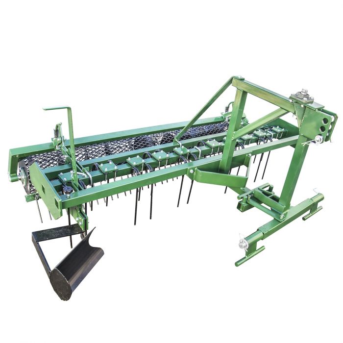 Ridbaneharv från Kellfri, 2,2m med 3-punktsfäste och sidoskrapa