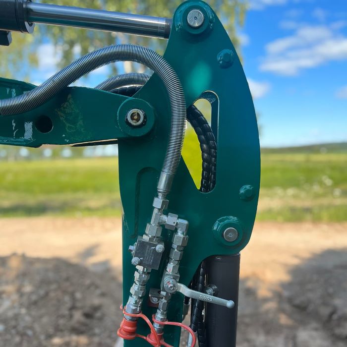 Detaljbild på minigrävare Lovol 1.8ton