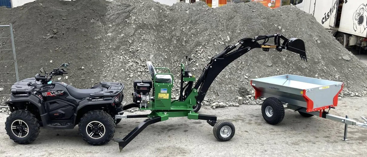 Goes XWolf 700 komplett grävpaket med kellfri grävaggregat och Ultratec gårdsvagn.