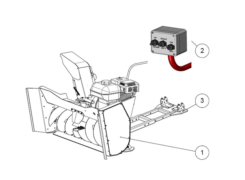 ATV Snöslunga standard 140PRO
