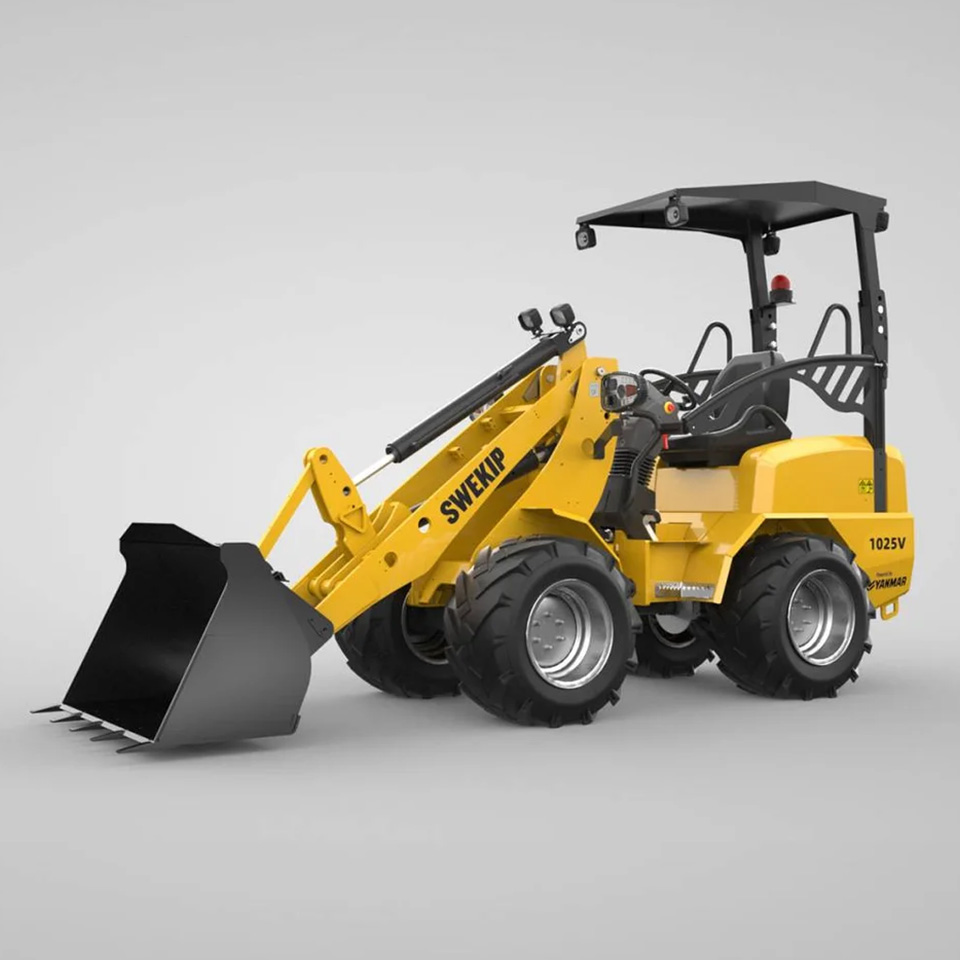 Swekip hjullastare 1025 på Bergby Motorcenter i Uppsala