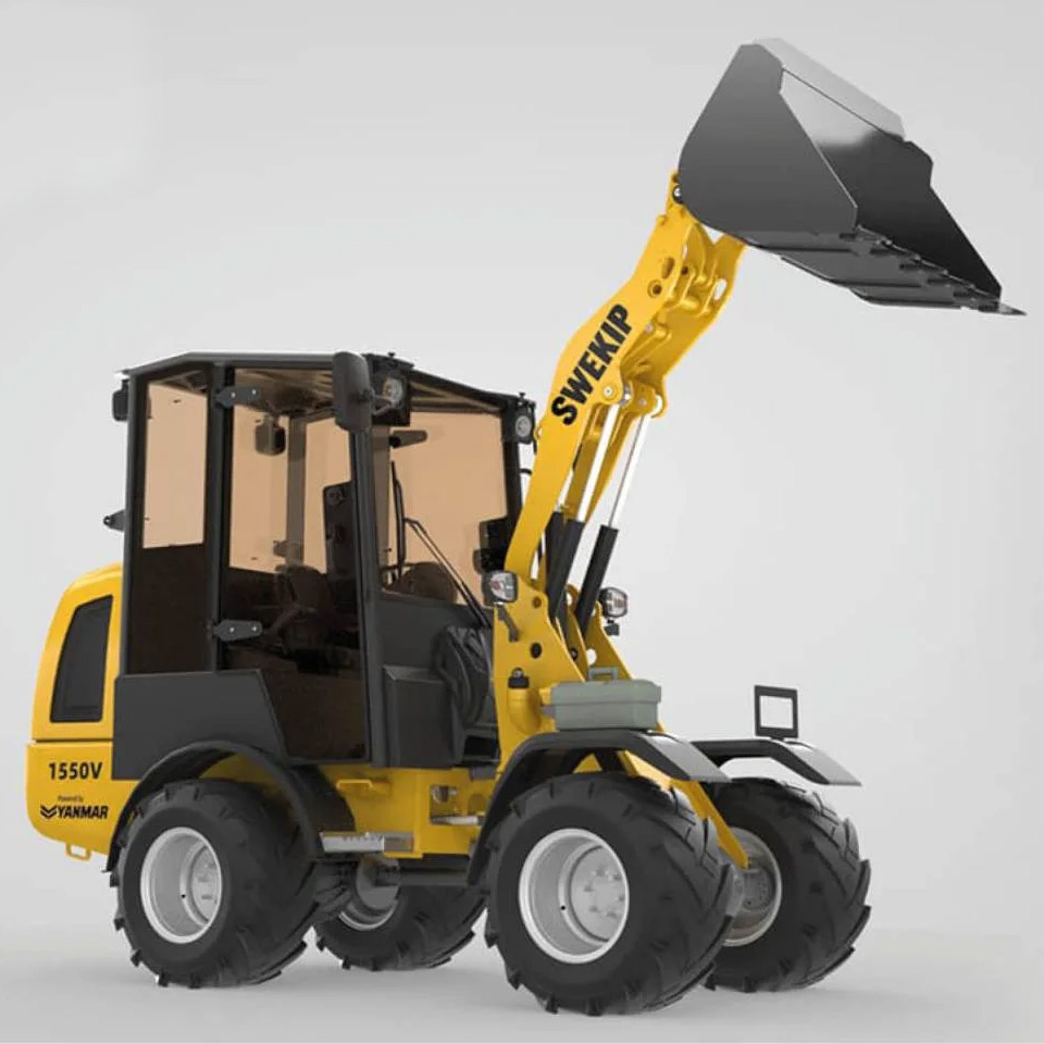 Swekip 1550 hjullastare hos Bergby Motorcenter i Uppsala