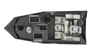 Robust aluminiumbåt för 4 personer