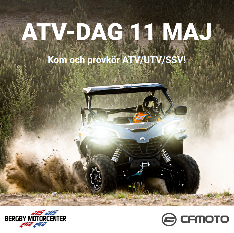 ATV-dag hos Bergby Motorcenter i Uppsala